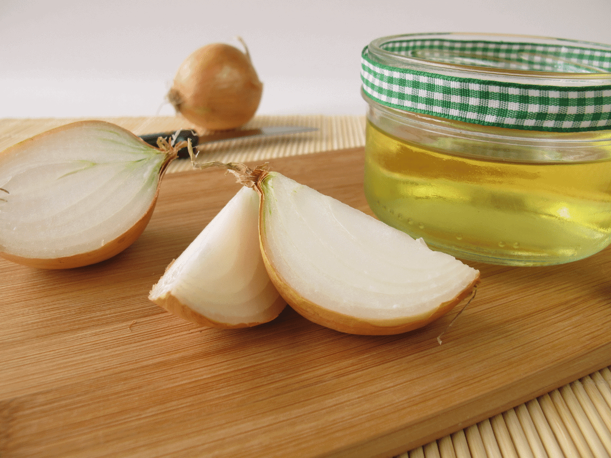 How to use honey and onion for cough relief.