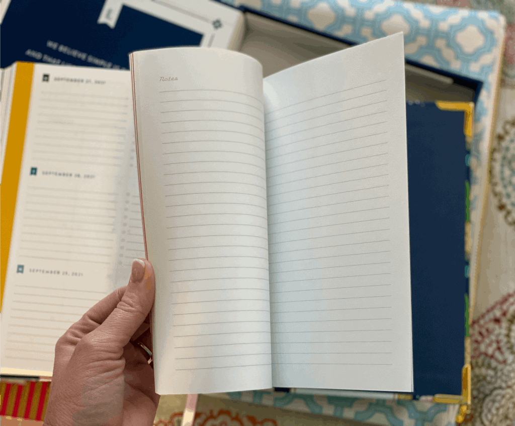 The Simplified Planner by Emily Ley gives lots of space to write. | [product review by Kristy Howard, SimplyKristyLynn.com