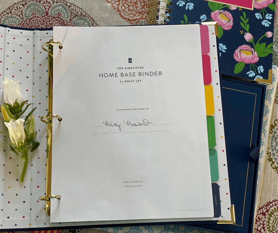 The Home Base Binder Kit, by Emily Ley | Kristy's Cottage blog