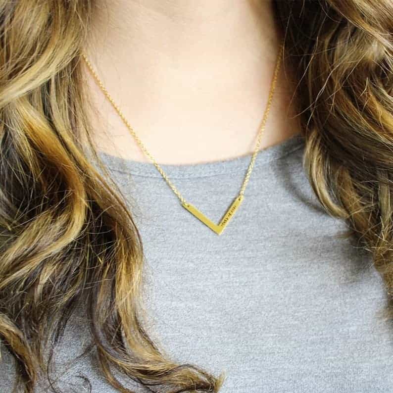 graduation necklace 2021 | Kristy's Cottage blog gift guide