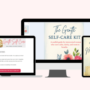 Self-care for introverts digital kit, by Kristy Howard