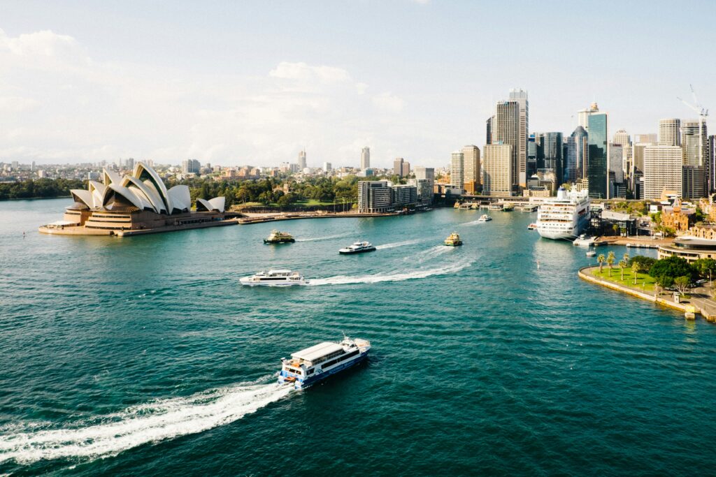 Passengers enjoying scenic rail tours Australia – coastal view